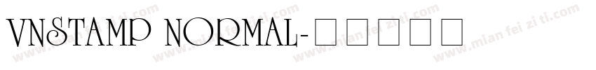 VnStamp Normal字体转换
